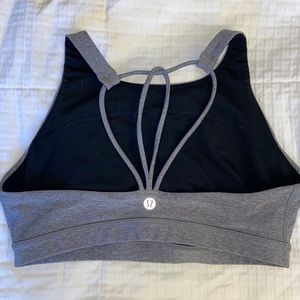 Lululemon grey sports bra - NEED TO SELL ASAP - please send best offer